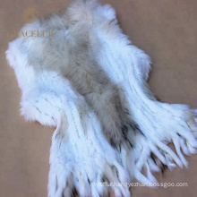 Fashion costume with real fur vest
